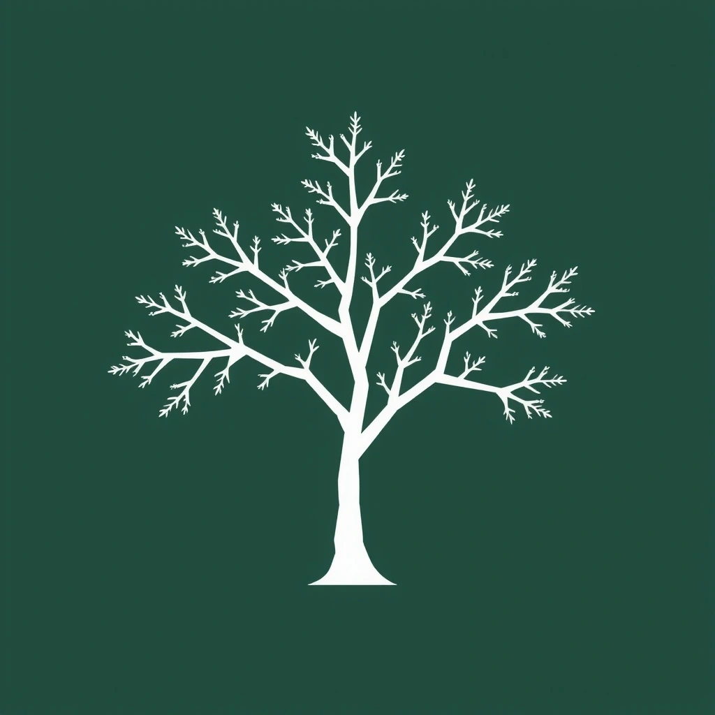 Abstract tree symbolizing data structure