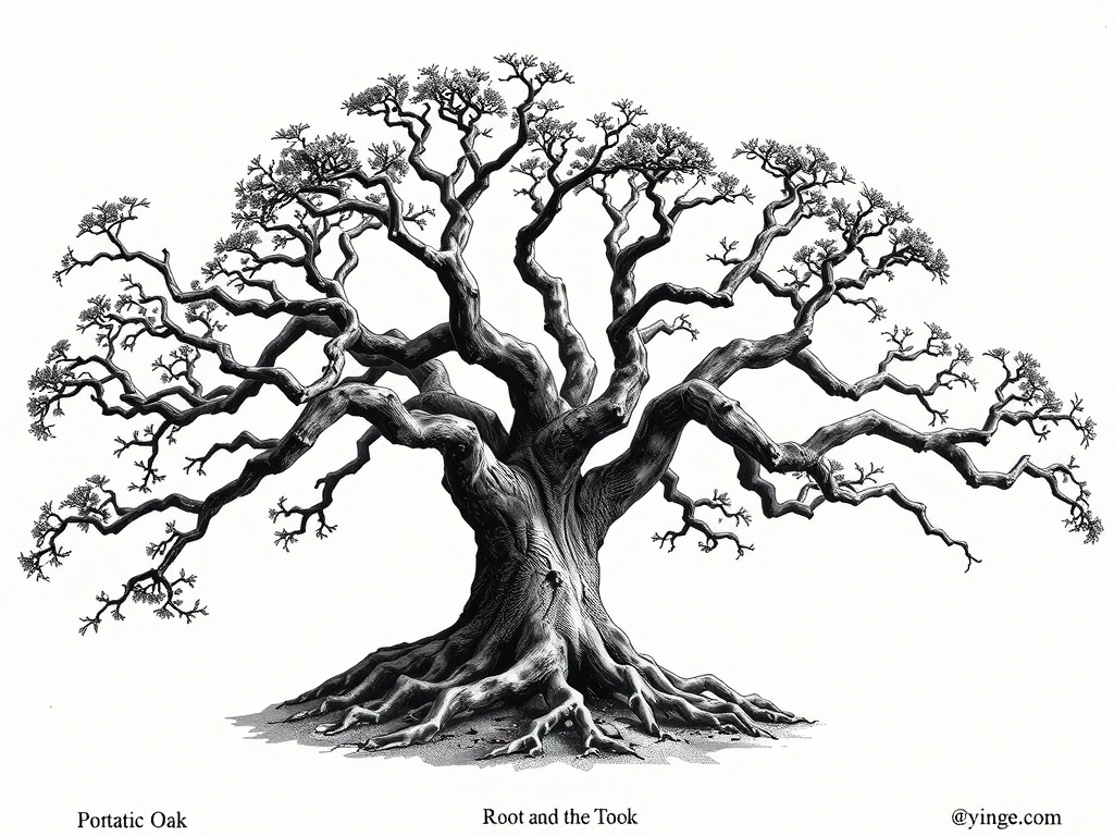 Geometric botanical representation of data structures