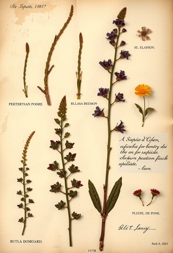 Botanical taxonomy inspiration